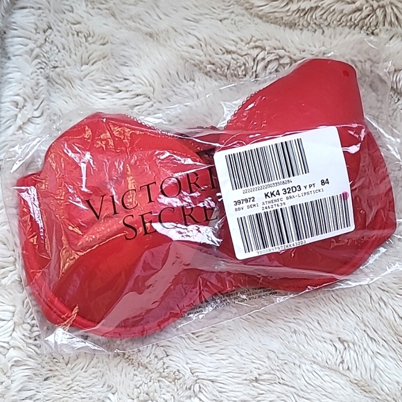 🍒NIB🍒 VS BBV LIGHTLY LINED FRONT CLOSE DEMI BRA 32DDD - Picture 4 of 4